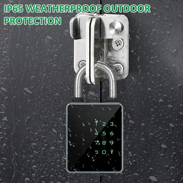 Intelligens ujjlenyomatos lakat BT billentyűzet Smart Lock IP65 vízálló APP feloldó T55C