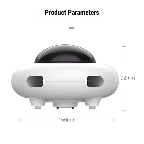 Electric Smart Gravity UFO önszórakoztató tollas pálca kisállatjáték - Macska szerelmeseinek