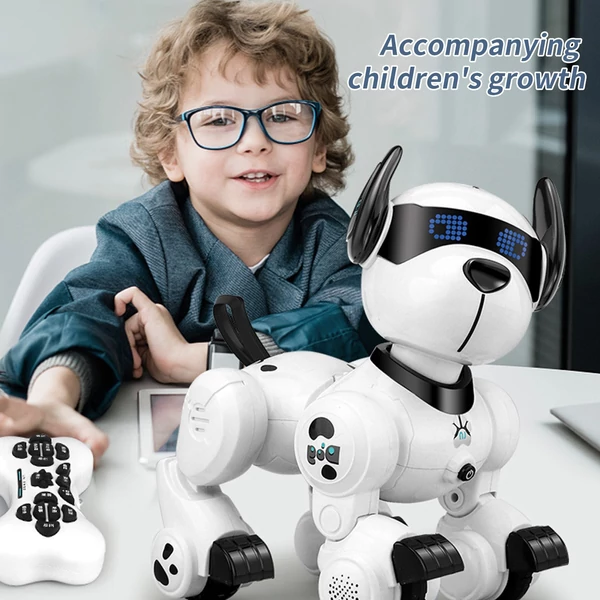 Távirányító Intelligens programozó Robotjárőr kutya