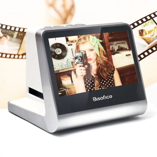 Bisofice film- és diaszkenner 5 hüvelykes LCD képernyő
