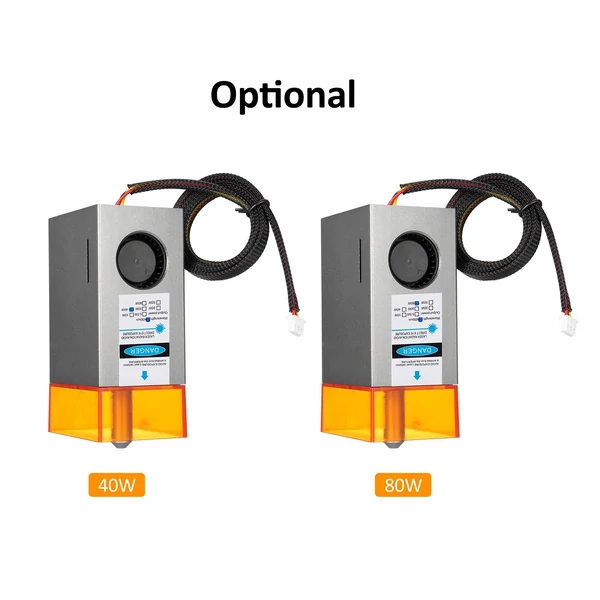 Ötvözet lézermodul lézergravírozó modul, lézerfej modul - 12V 80W