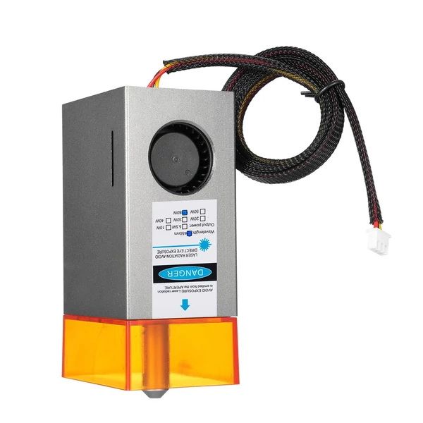 Ötvözet lézermodul lézergravírozó modul, lézerfej modul - 12V 80W