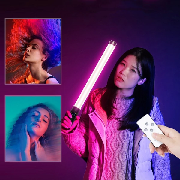 RGB kézi LED videó fénycső fényképező lámpa