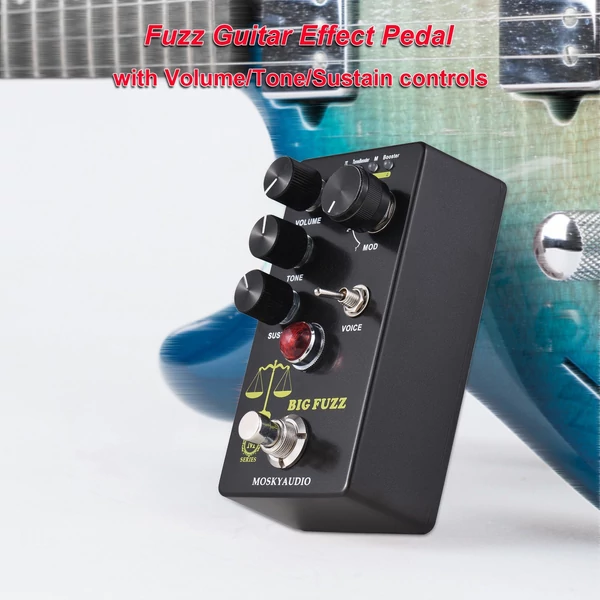 MOSKYAudio FUZZ gitáreffektus pedál - BIG FUZZ