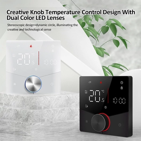 WIFI intelligens fűtési termosztát digitális hőmérséklet-szabályozó LCD kijelző APP vezérlés (vízmelegítés)