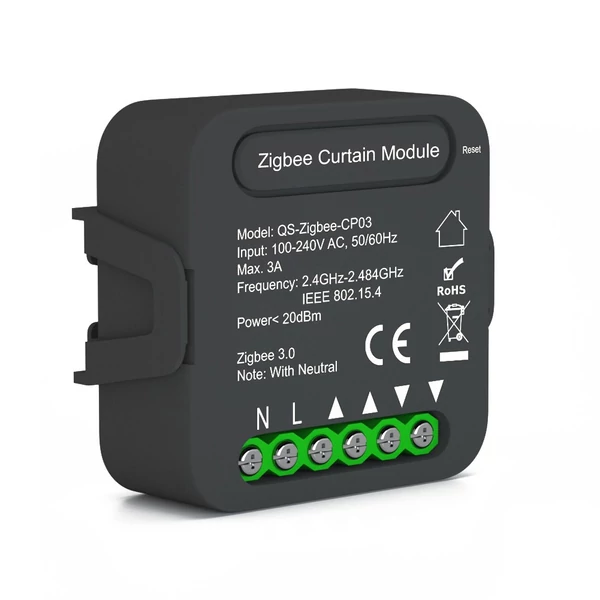 QS-Zigbee-CP03 Tuya ZigBee intelligens függönykapcsoló modul
