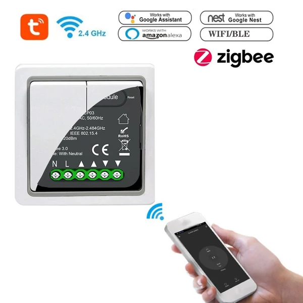 QS-Zigbee-CP03 Tuya ZigBee intelligens függönykapcsoló modul
