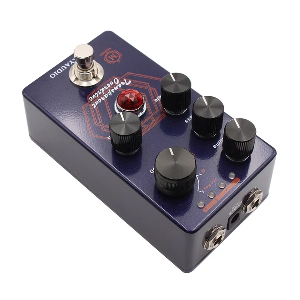 MOSKYAudio Overdrive gitáreffektus pedál - ÁTLÁTSZÓ MEGHAJTÁS