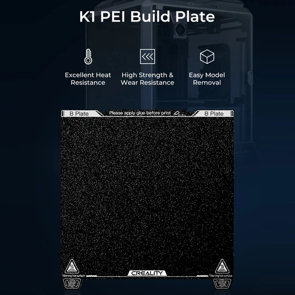 Creality K1 PEI Build Plate Kit 235x235mm nyomtatóplatform