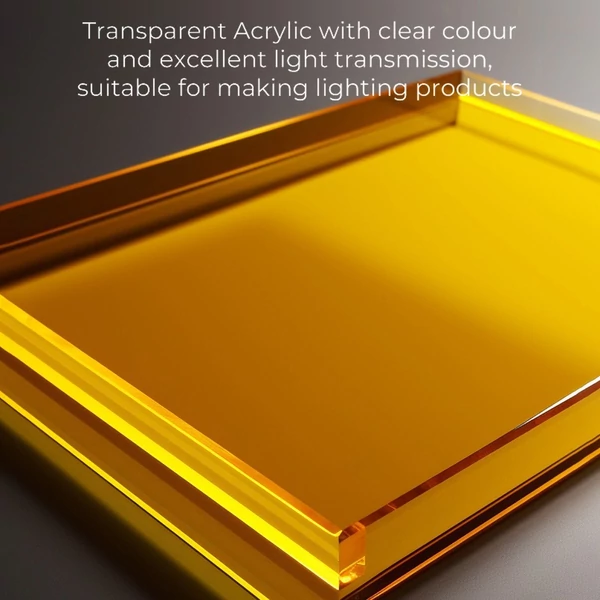 Creality 8x8x1/8 hüvelykes háromszínű átlátszó akril lapok (10db)