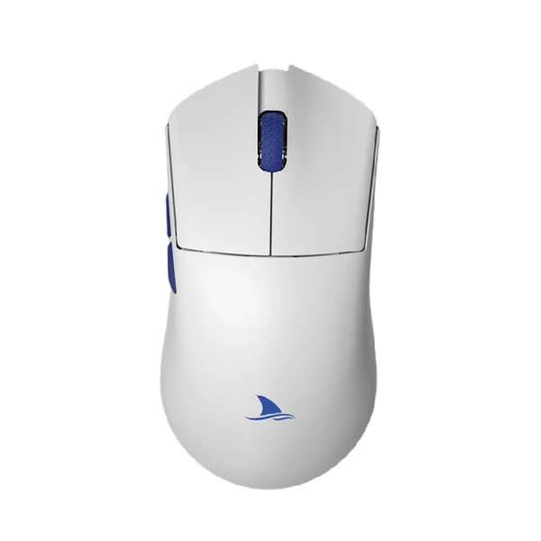 Darmoshark M3 4K vezeték nélküli BT5.0 vezetékes hárommódusú újratölthető játék 26000DPI TTC PAM3395 optikai e-sport egér - Fehér