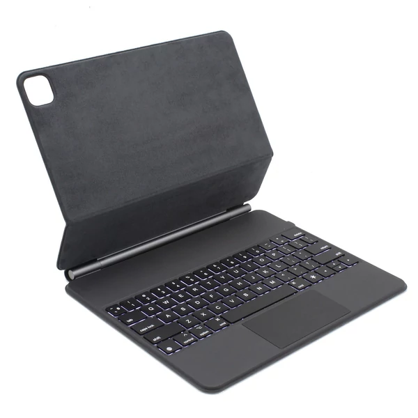 Magic Keyboard Multifunkcionális, háttérvilágítású, vezeték nélküli BT-csatlakozás, hosszú akkumulátor-élettartam Alkalmas 10,9/11 hüvelykes iPad billentyűzethez - S