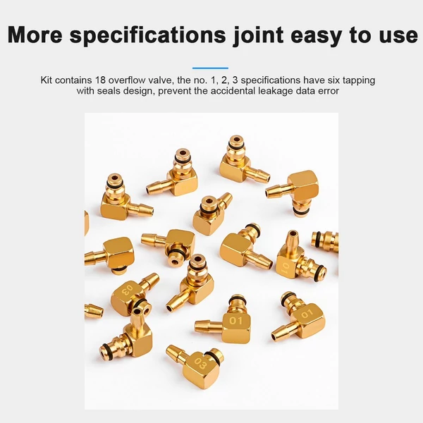 Dízel áramlásmérő tesztadapter készlet Common Rail adapter olajvisszatérést észlelő eszköz