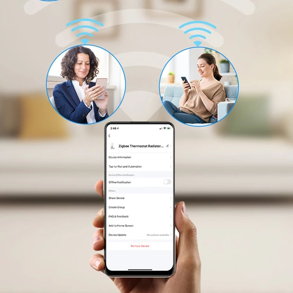 Intelligens termosztatikus radiátorszelep - (3 db/csomag)