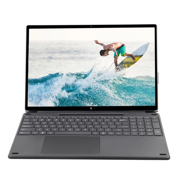 DERE 2 az 1-ben Tablet Laptop 2560*1600 Nagy tisztaságú felbontás teljes funkcionalitású USB CE porttal - 16G+1TB