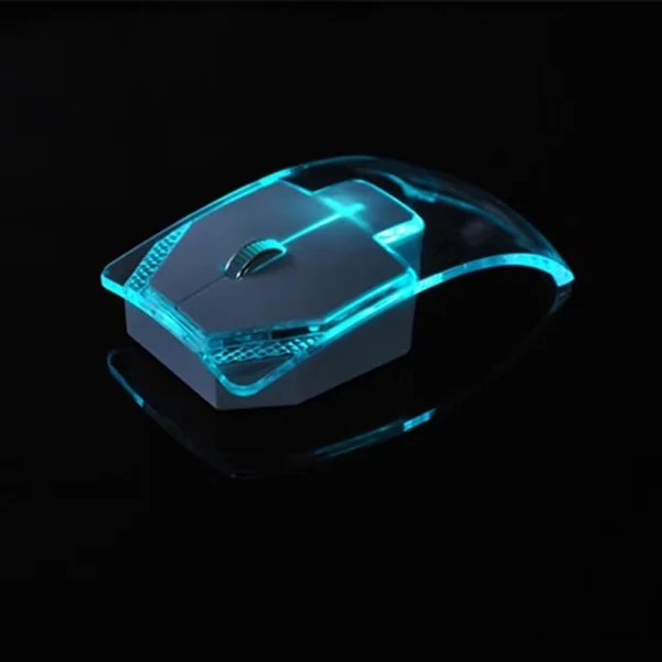 Gaming egér Hárommódú vezeték nélküli csatlakozás BT5.0 DPI 1600 Csendes kialakítás Hosszú akkumulátor-élettartam Ergonomikus kialakítás számítógéphez és laptophoz - Pink