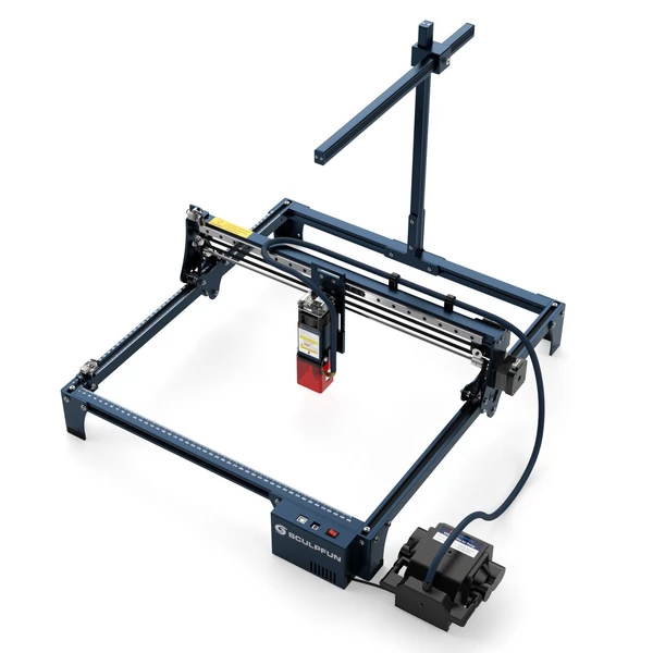 SCULPFUN S30 5W lézergravírozó automatikus levegő-rásegítő rendszerrel és CAM500 kamerával