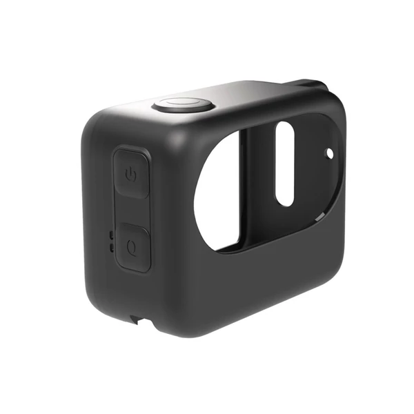 PULUZ PU865 kameravédő tok, szilikon burkolat, karcmentes, kompatibilis az Insta360 GO 3-mal - Fekete