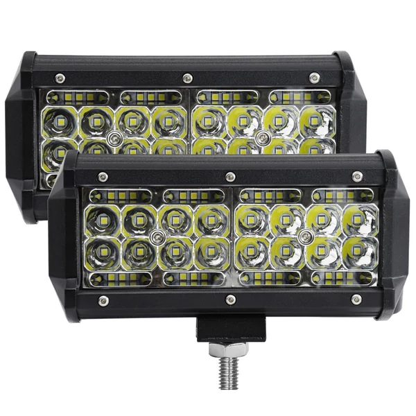 4 hüvelykes LED munkalámpa rudak 60W 6000LM LED ködlámpák - 2 csomag