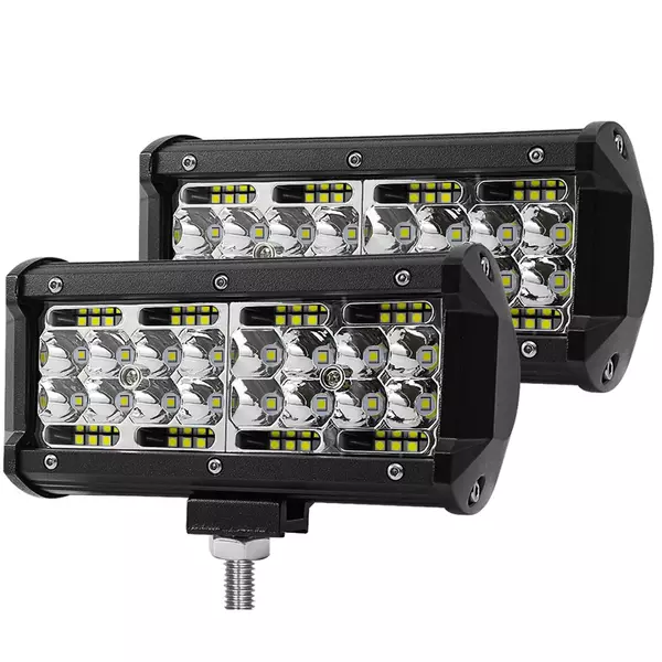 4 hüvelykes LED munkalámpa rudak 60W 6000LM LED ködlámpák - 2 csomag