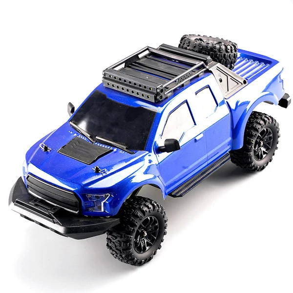 1:16 2,4 GHz-es 4WD távirányítós terepjáró elektromos autó - Kék, 1 akkumulátor