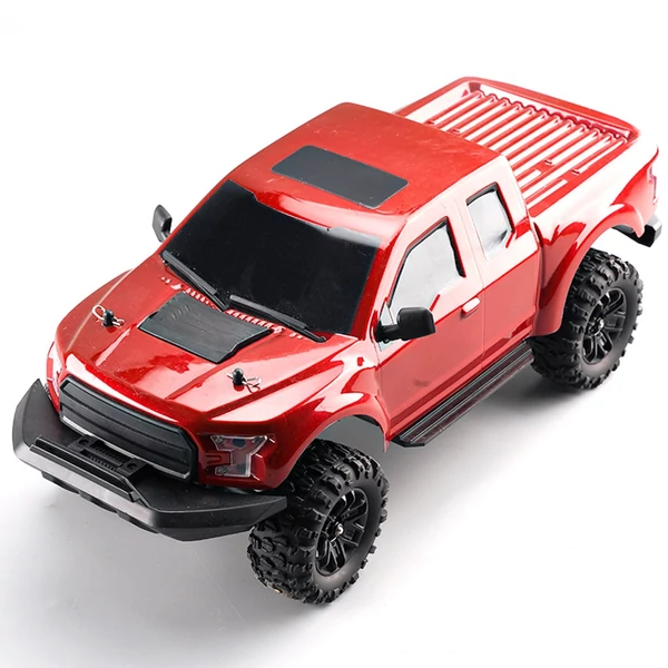 1:16 2,4 GHz-es 4WD távirányítós terepjáró elektromos autó - Piros, 2 akkumulátor