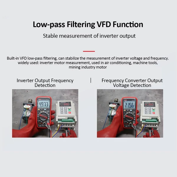 UNI-T UT15B MAX digitális multiméter 1000V 6000 számlálós Multiteszter teszter VFD True RMS voltmérő ampermérő