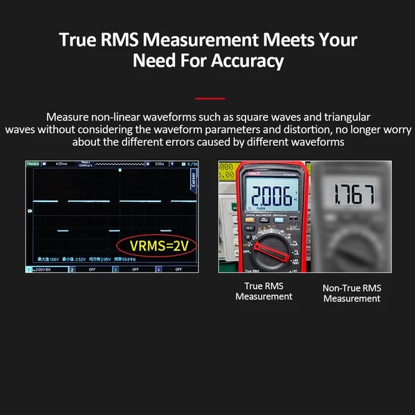 UNI-T UT15B MAX digitális multiméter 1000V 6000 számlálós Multiteszter teszter VFD True RMS voltmérő ampermérő