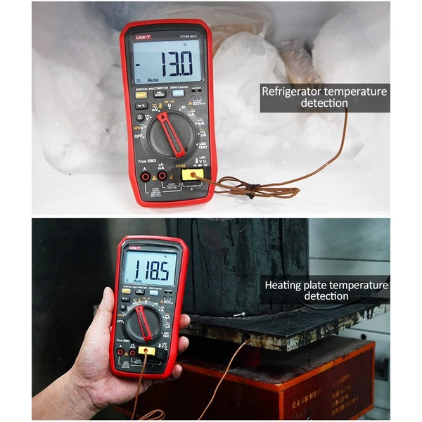 UNI-T UT17B MAX digitális multiméter 1000V 6000 számlálós Multiteszter teszter VFD True RMS voltmérő ampermérő
