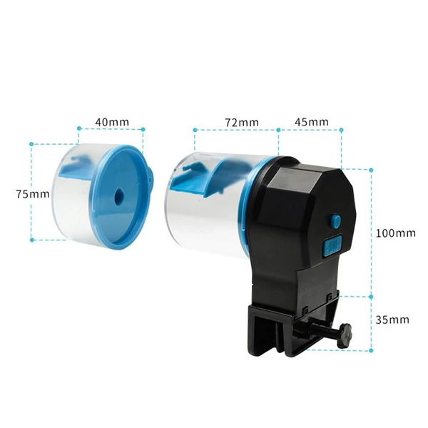 Akváriumi automata haletető akvárium időzítő kézi / automatikus etetés