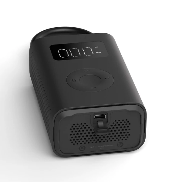 Xiaomi Mijia hordozható elektromos légszivattyú 2 autóhoz, kerékpárhoz, robogógumihoz, kosárlabda felfújáshoz