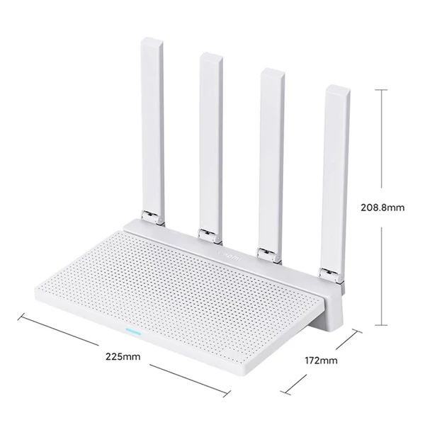 Xiaomi Wifi Router Wifi 6 AX3000T WAN LAN LED NFC csatlakozás