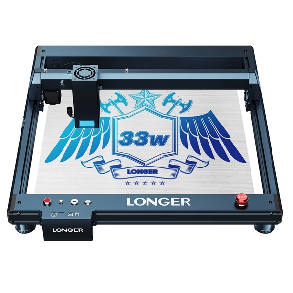 LONGER Laser B1 40W lézergravírozó 36W lézer teljesítmény gyors Levegő asszisztens rendszer