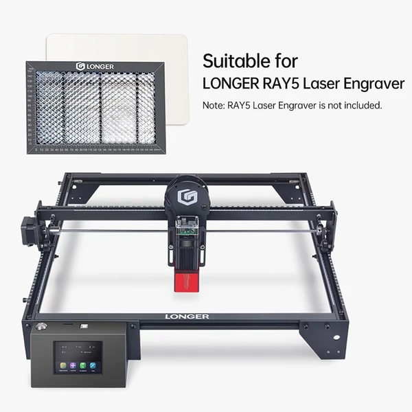 LONGER Lézergravírozó méhsejt munkaasztal 300x200mm