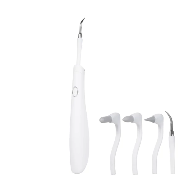 Sonic Vibration Light Guide Dental Scaler Elektromos vibrációs fogtisztító szájápoló készülék - Fehér