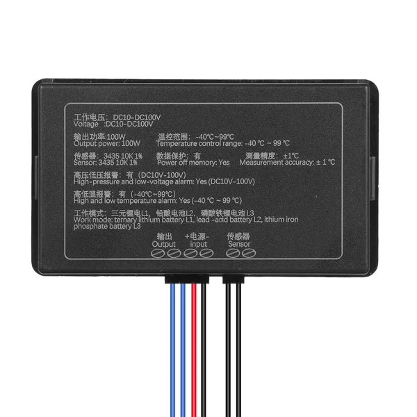 9V-100V akkumulátorkapacitás feszültségmérő LCD kijelzővel háttérvilágítással Digitális voltmérő teszter lítium háromkomponensű akkumulátorokhoz Ólom-savas akkumulátor lítium-vas-foszfát akkumulátor kapacitás százalékos teszter