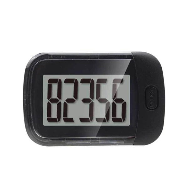 LCD lépésszámláló zsinórral 7 napos memória lépések Kalóriaégetés séta távolság kilométer