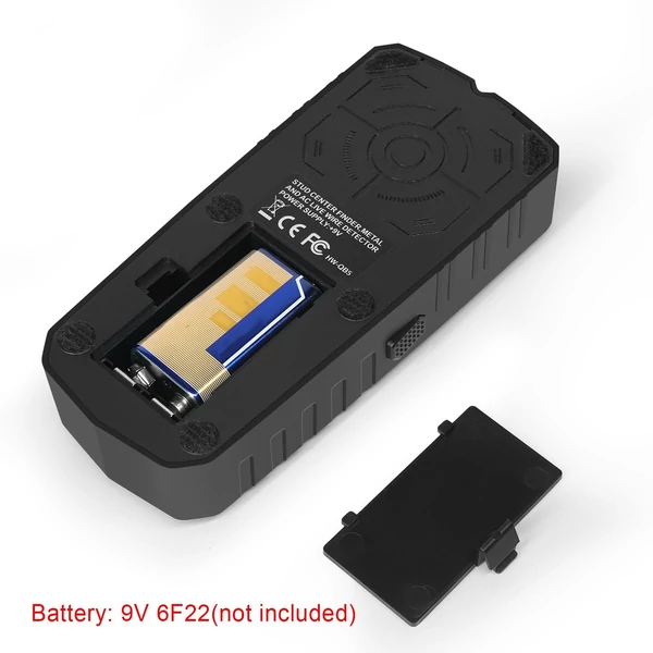 Stud Finder falszkenner 5 az 1-ben elektronikus csapérzékelő HD LCD kijelzővel, fa és váltóáram észlelésére