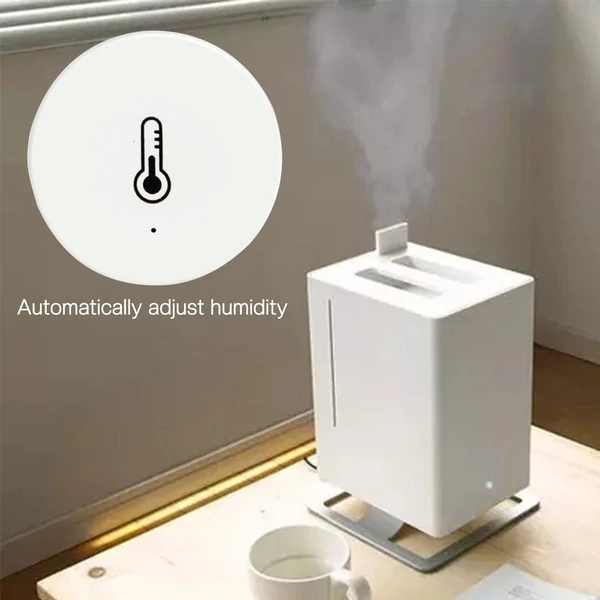 ZigBee intelligens beltéri hőmérséklet-páratartalom-érzékelő riasztási funkcióval, APP-vezérlésű vezeték nélküli nedvességmérő (a Zigbee Gateway-vel használható)