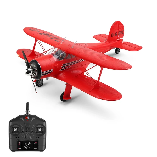 WLtoys A300 2,4 GHz-es távirányítós 3D/6G vitorlázó repülőgép - Piros