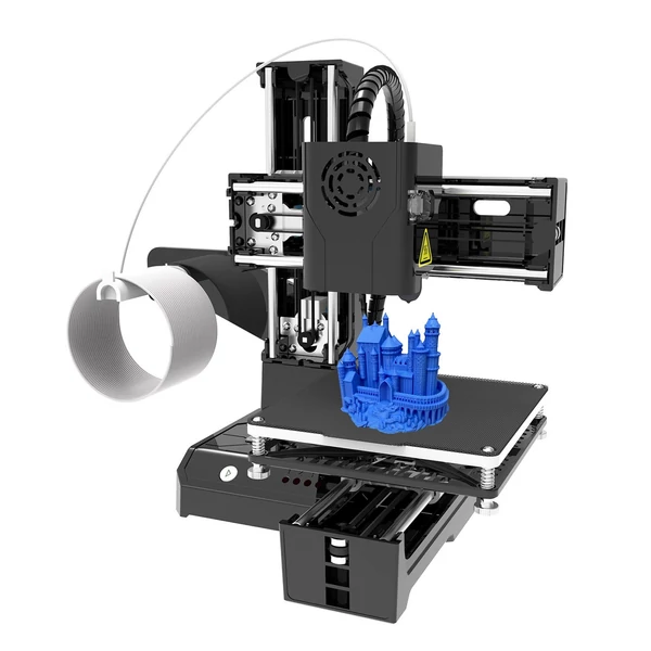 EasyThreed 3D Printer Mini Desktop gyerekeknek 100x100x100mm nyomtatási méret - Fekete