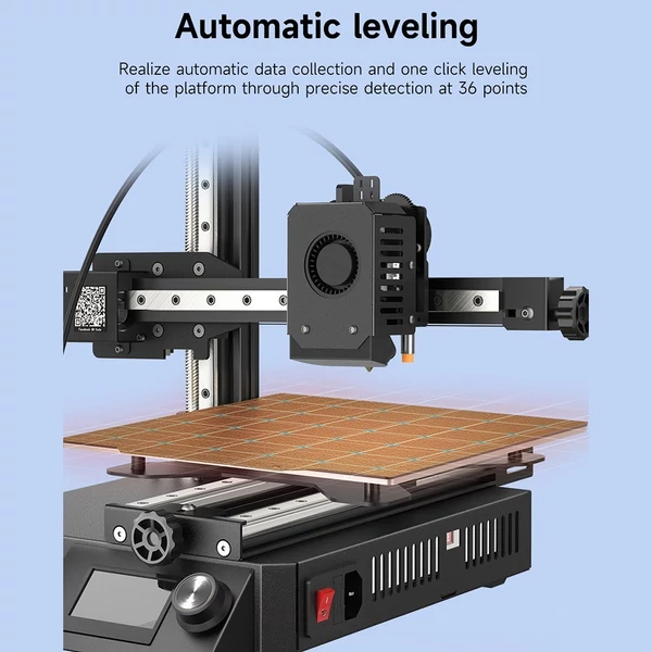 KINGROON KP3S PRO V2 3D nyomtató 500mm/s sebességű nyomtatási méret 200x200x200mm alkalmas Spft szálakhoz PLA/WOOD/TPU