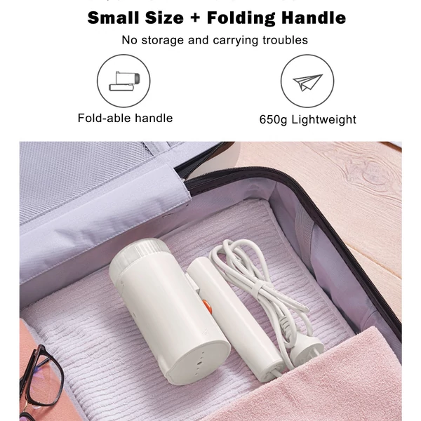 Zajia GT-313W hordozható kézi ruházati gőzölő vasaló készülékek - Összecsukható modell