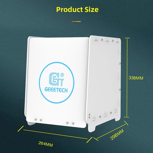 Geeetech GCB-2 nagy UV keményítődobozos térhálósító fényállomás SLA/DLP/LCD UV modellhez