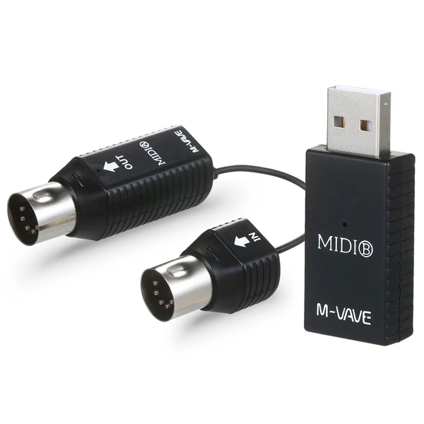 M-VAVE MS1 Mini vezeték nélküli átviteli rendszer MIDI rendszer MIDI adapter Plug and Play