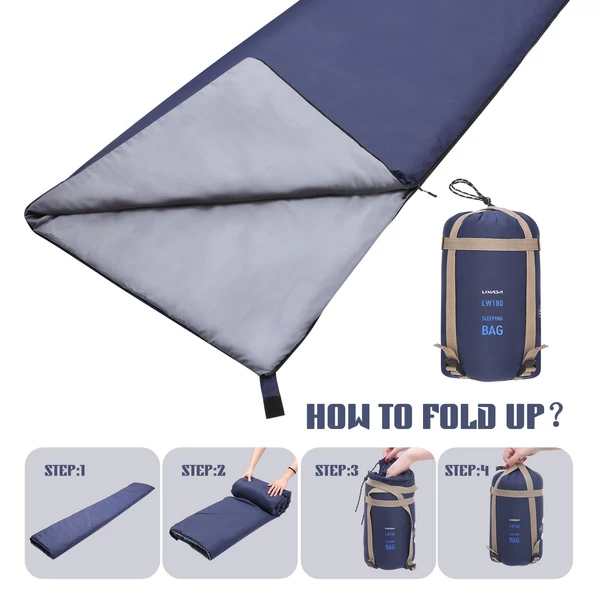 Lixada Outdoor Envelope hálózsák - Sötét kék
