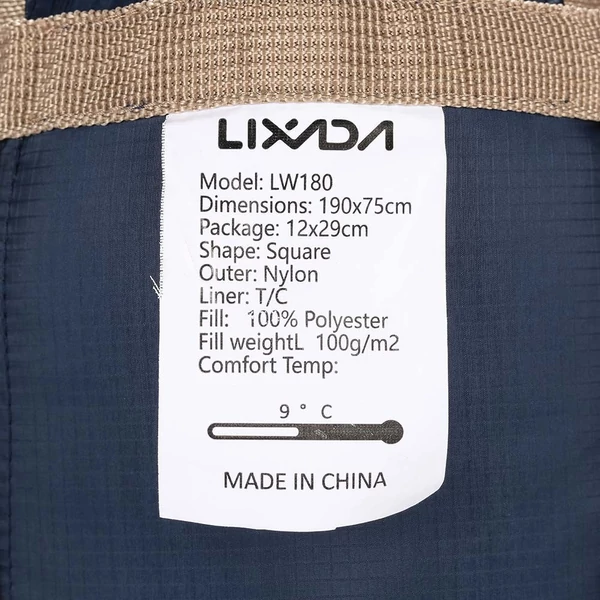 Lixada Outdoor Envelope hálózsák - Sötét kék
