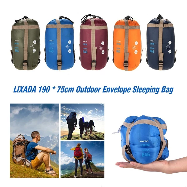 Lixada Outdoor Envelope hálózsák - Katonai zöld