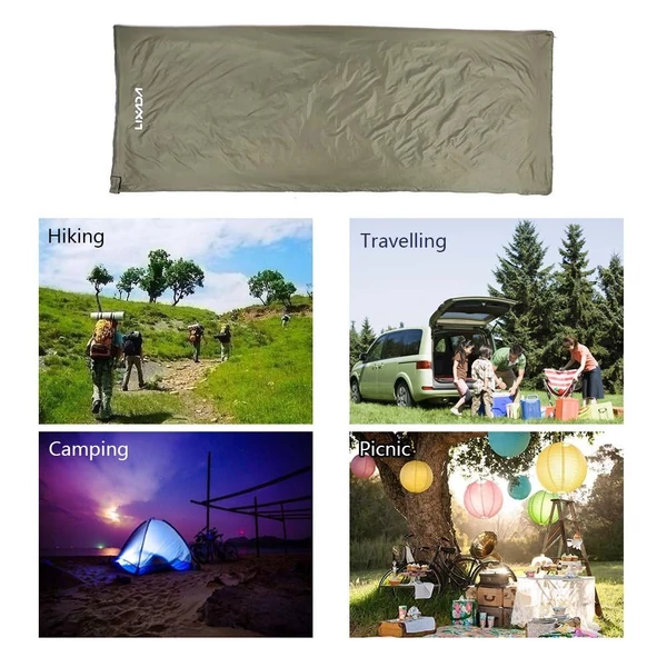 Lixada Outdoor Envelope hálózsák - Katonai zöld