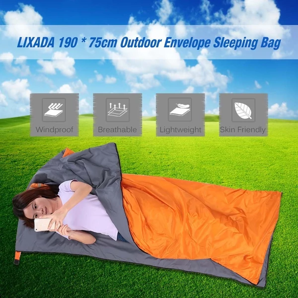 Lixada Outdoor Envelope hálózsák - Narancs